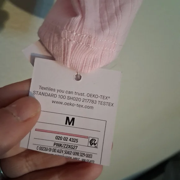 NWT Auden Sleepwear Pink Long Sleeve Shirt - Picture 3 of 3